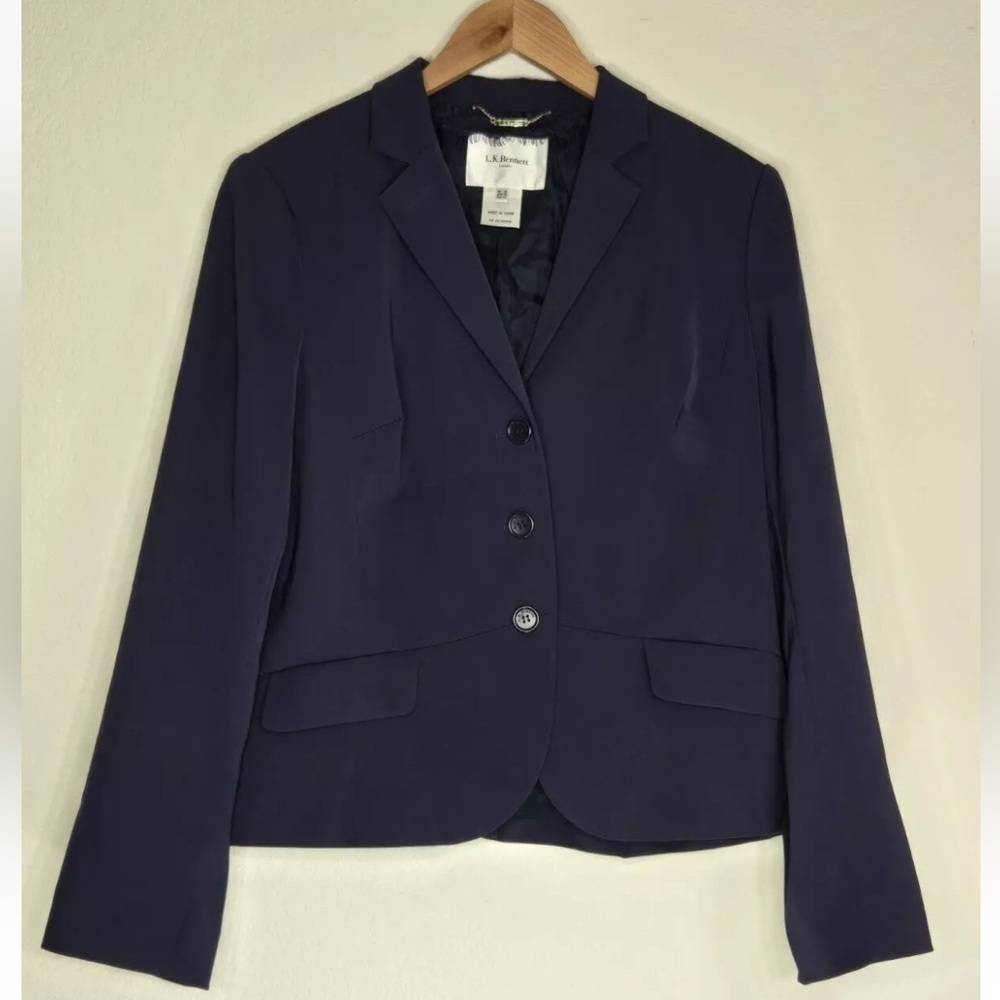 LK Bennett Navy Blazer Jacket